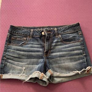 American Eagle Outfitters Women's Blue Denim Shorts